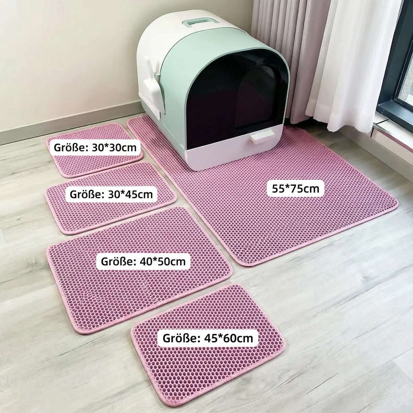 Extra große Katzenstreu-Matte