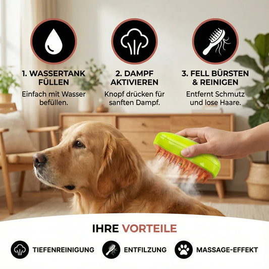 Silikon Badebürste für Hunde & Katzen