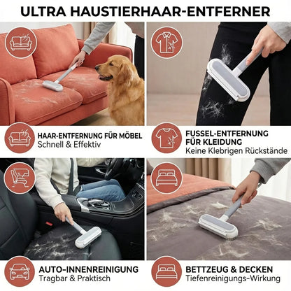 Tierhaarentferner Bürste für Sofa, Teppich & Kleidung