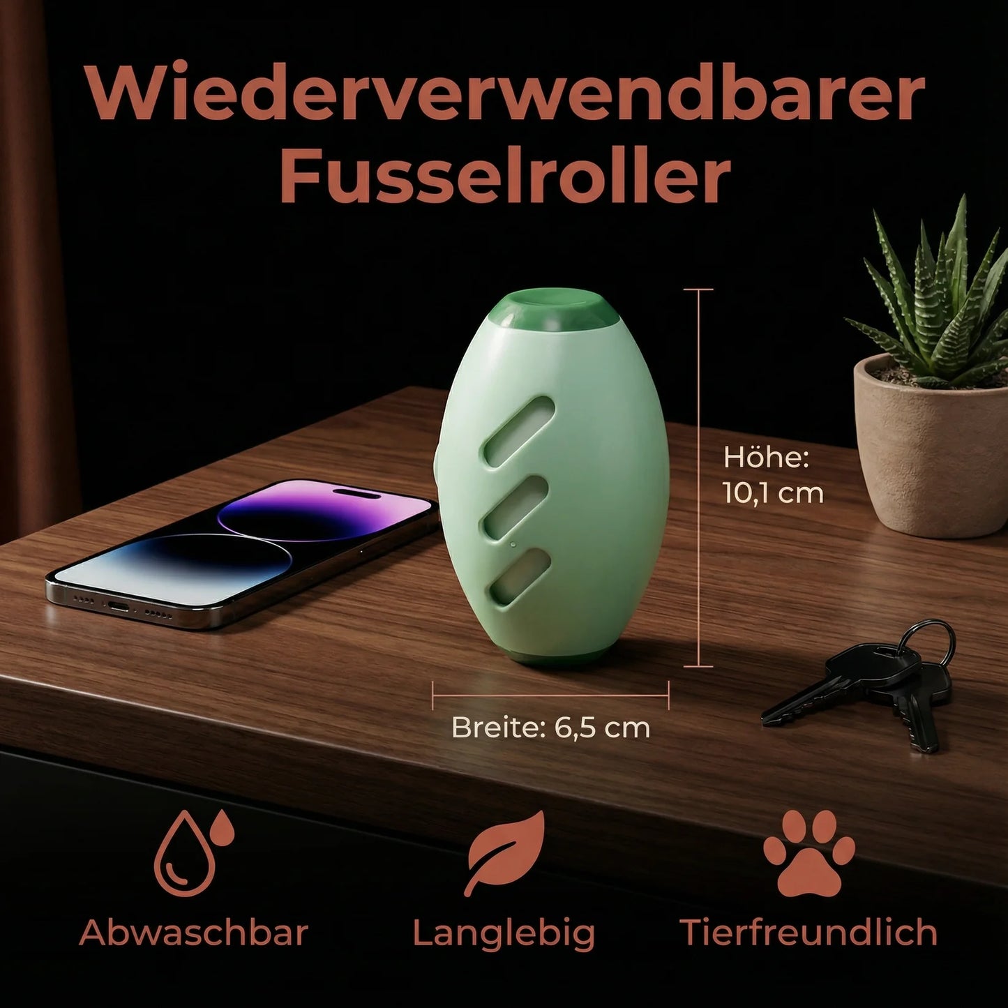 Waschbare Tierhaar Fusselrolle