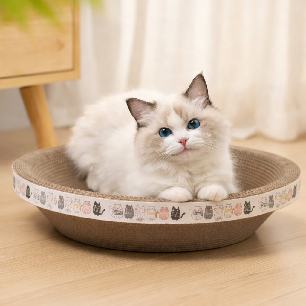 Katzen-Kratzmatte mit Katzenminze