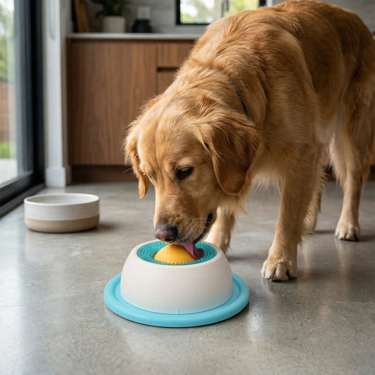 Schleckmatte mit Snacknapf für Hunde & Katzen
