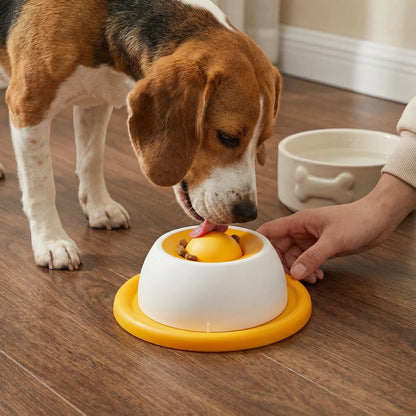 Schleckmatte mit Snacknapf für Hunde & Katzen