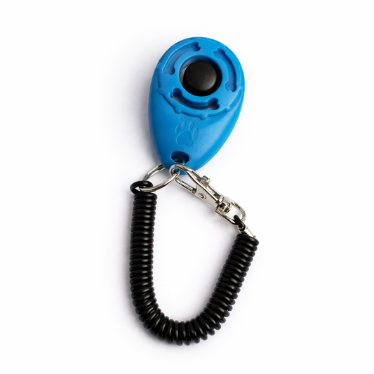 2-in-1 Hundetraining Clicker mit Handschlaufe