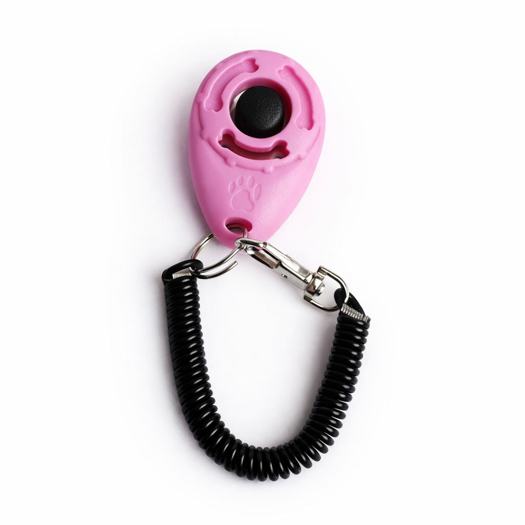 2-in-1 Hundetraining Clicker mit Handschlaufe