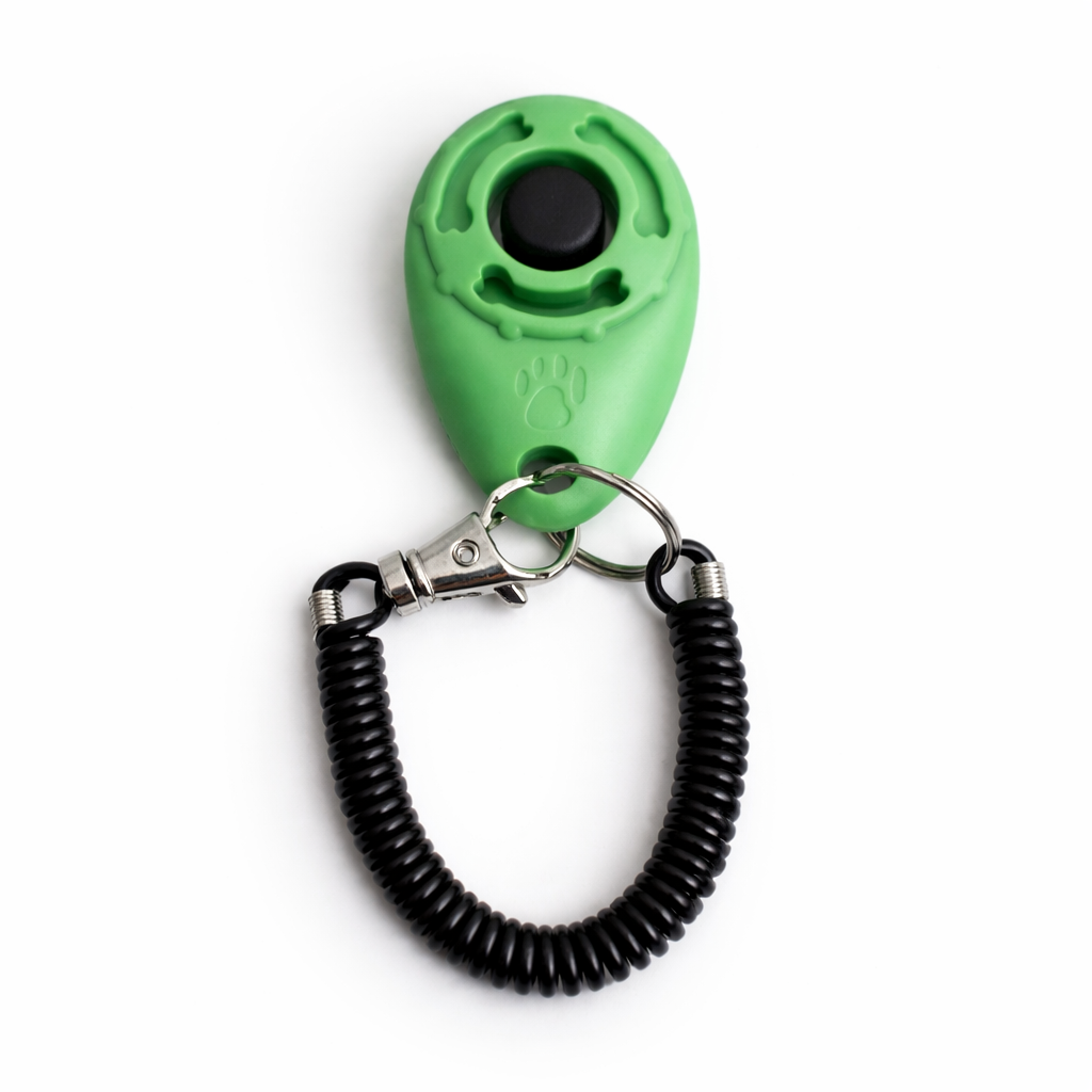 2-in-1 Hundetraining Clicker mit Handschlaufe
