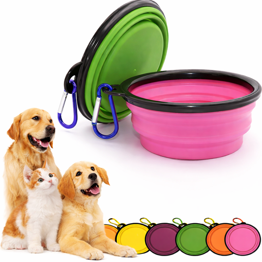 2-in-1 Reise-Futternapf für Hunde & Katzen