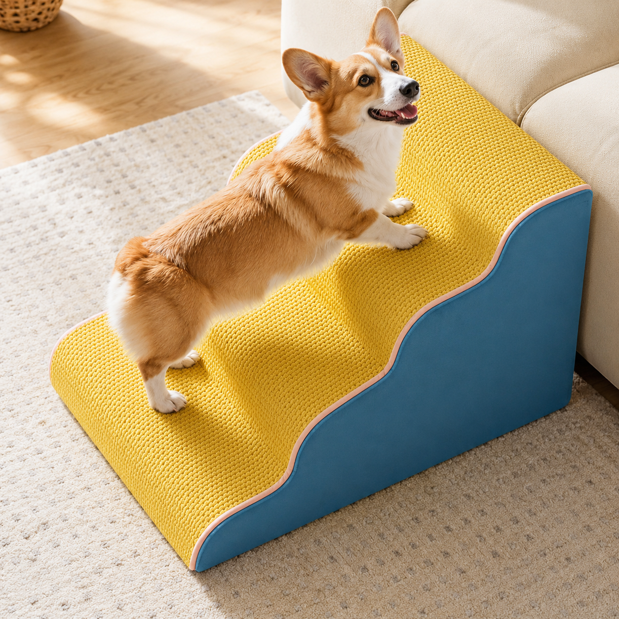 Komfort Haustiertreppe für Hunde und Katzen