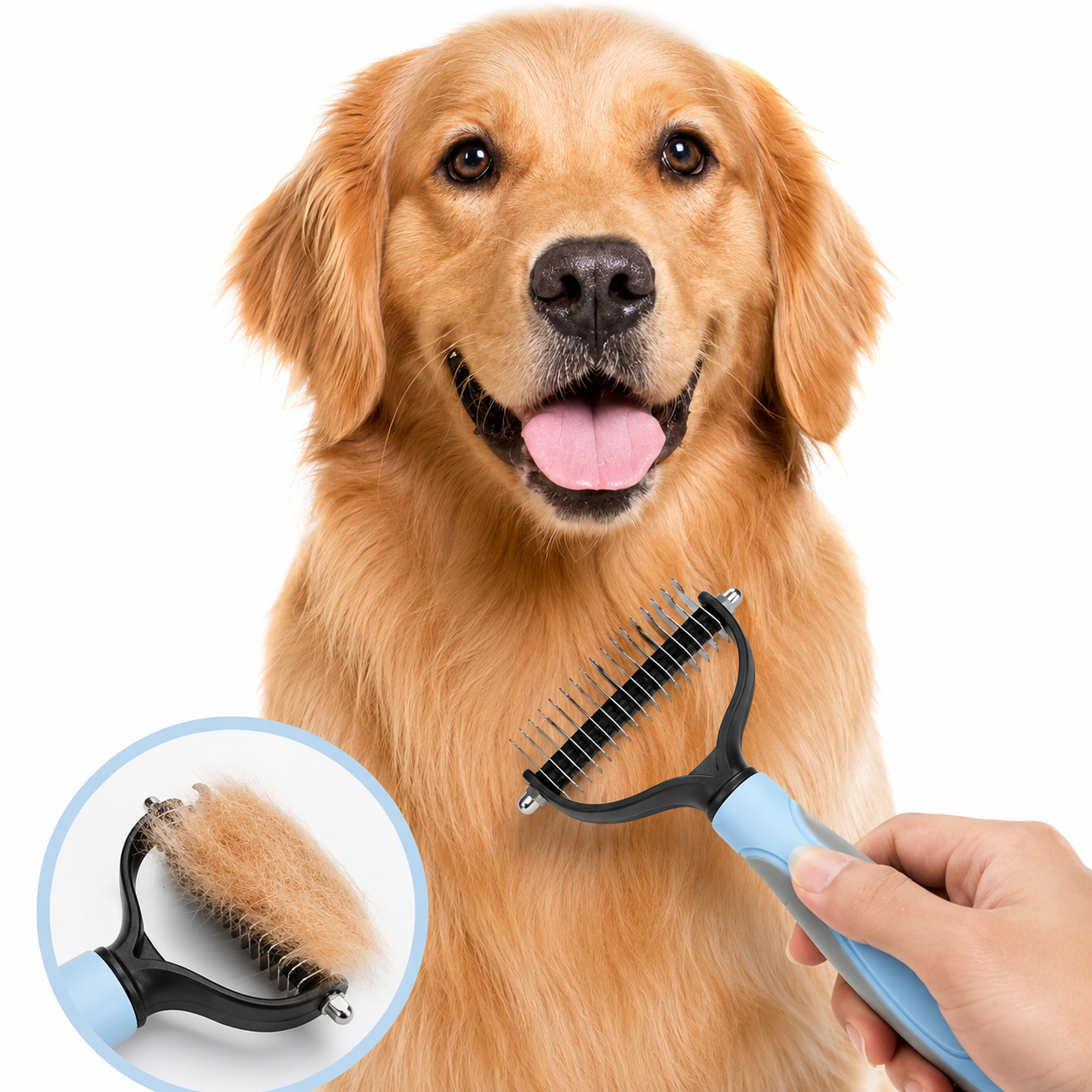 Professionelle Tierhaarbürste für Hunde & Katzen
