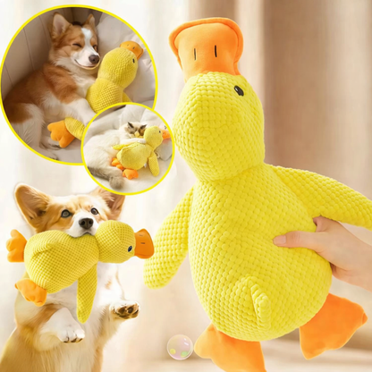 Quietsch-Hundespielzeug „Robuste Ente“