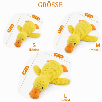 Quietsch-Hundespielzeug „Robuste Ente“