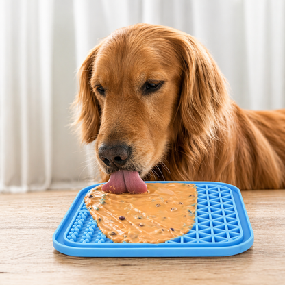 Schleckmatte mit Saugnapf für Hunde & Katzen