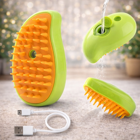 3-in-1 Dampf-Tierbürste