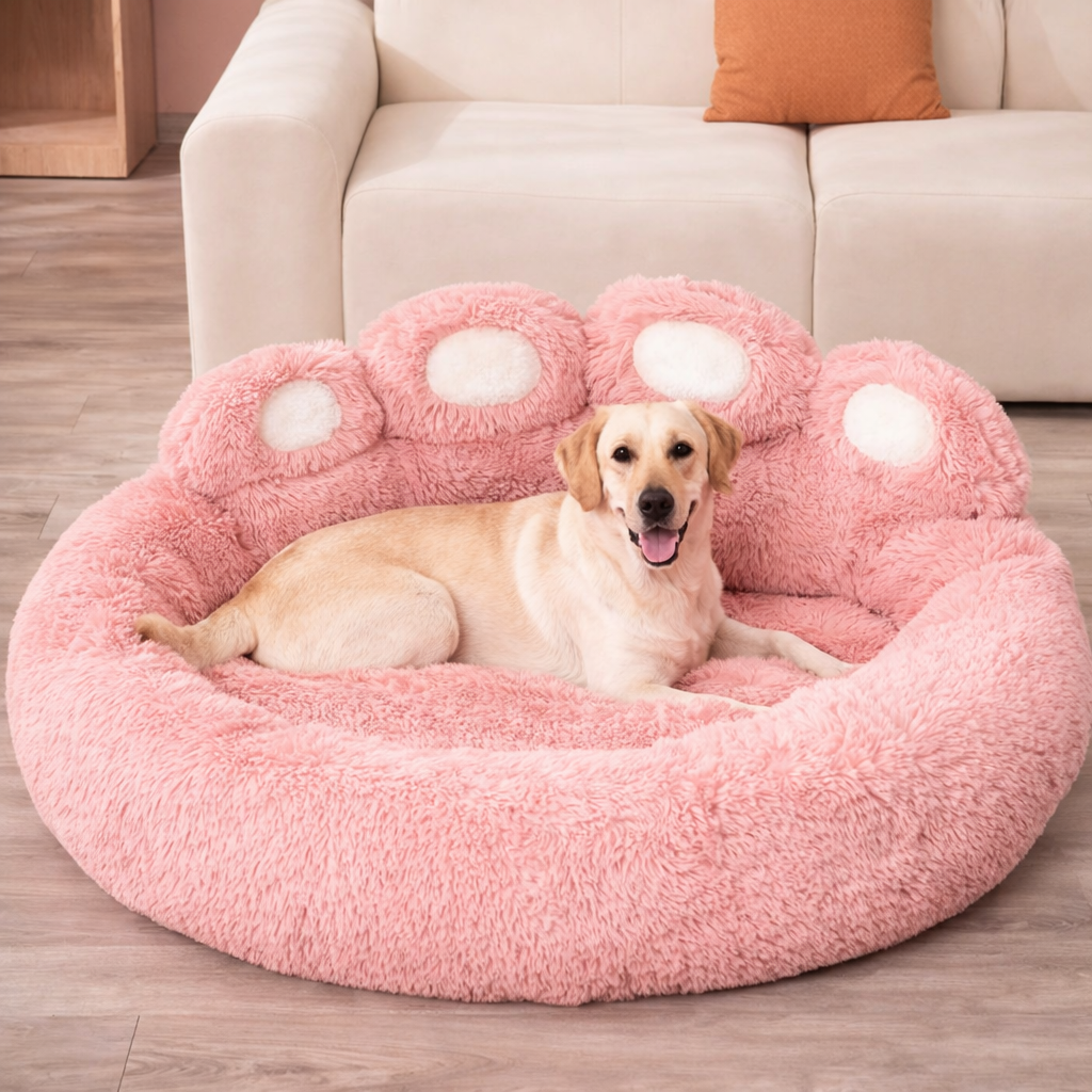 Fluffy Hundebett & Katzenbett