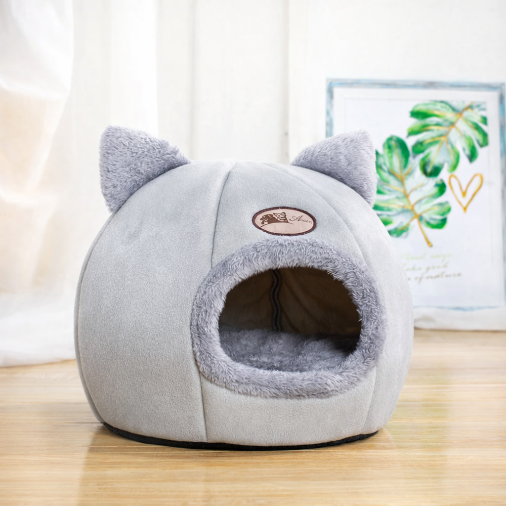 Katzenhöhle Kuschelbett