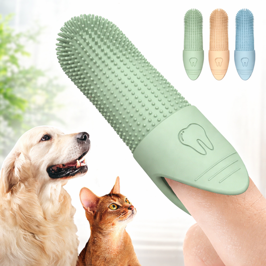 360° Finger-Zahnbürste für Hunde & Katzen