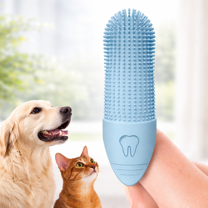 360° Finger-Zahnbürste für Hunde & Katzen