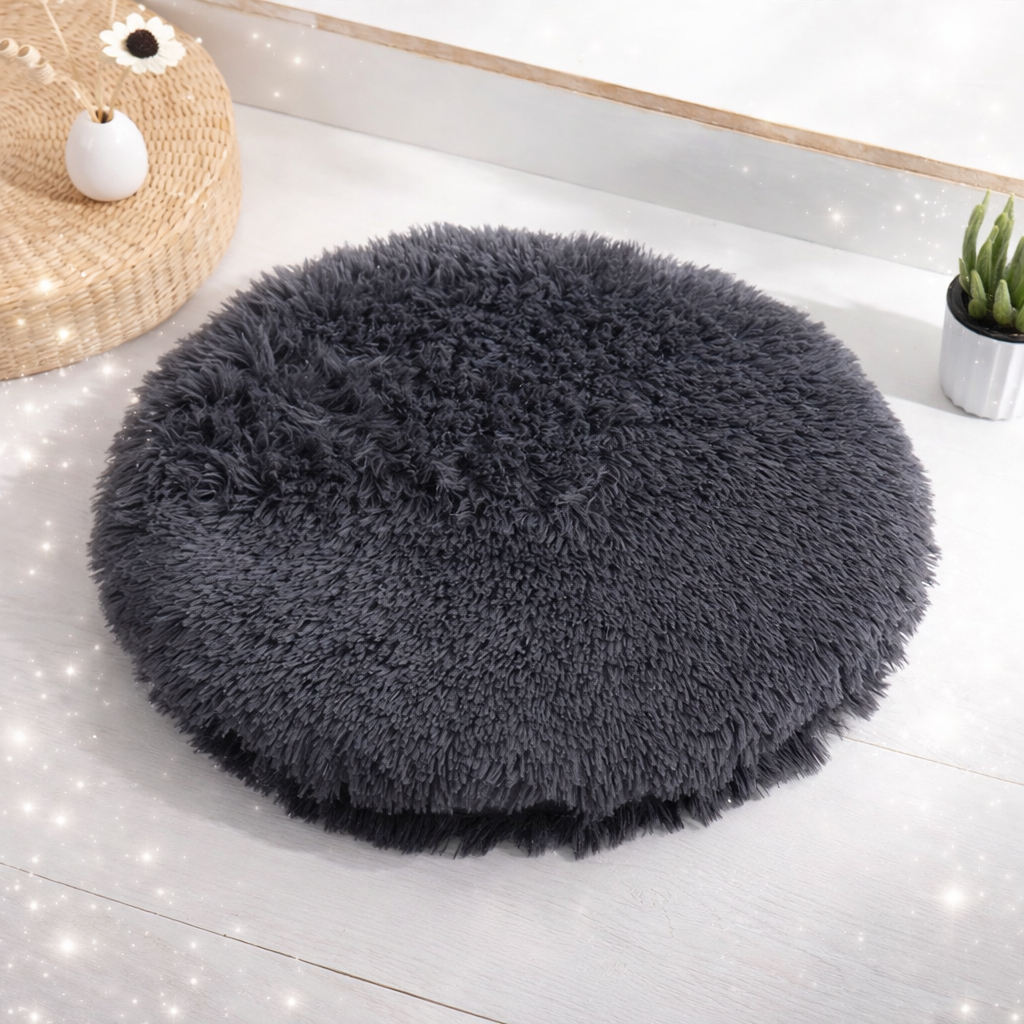 Rundes Kuschelbett für Katzen & Hunde