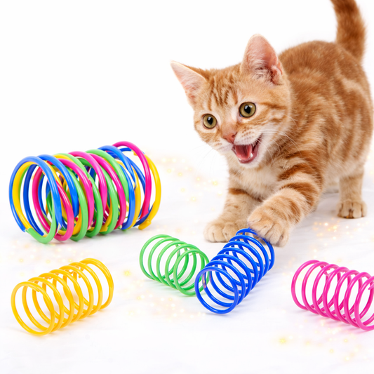 Interaktives Katzen-Frühlingsspielzeug