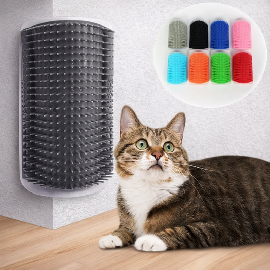 Selbstmassage Katzenbürste für Wand & Ecke