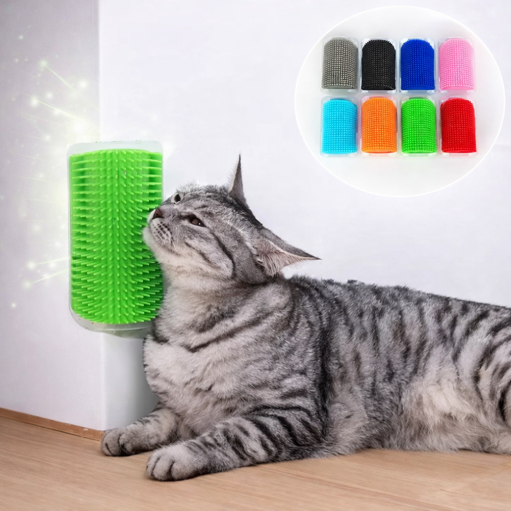 Selbstmassage Katzenbürste für Wand & Ecke