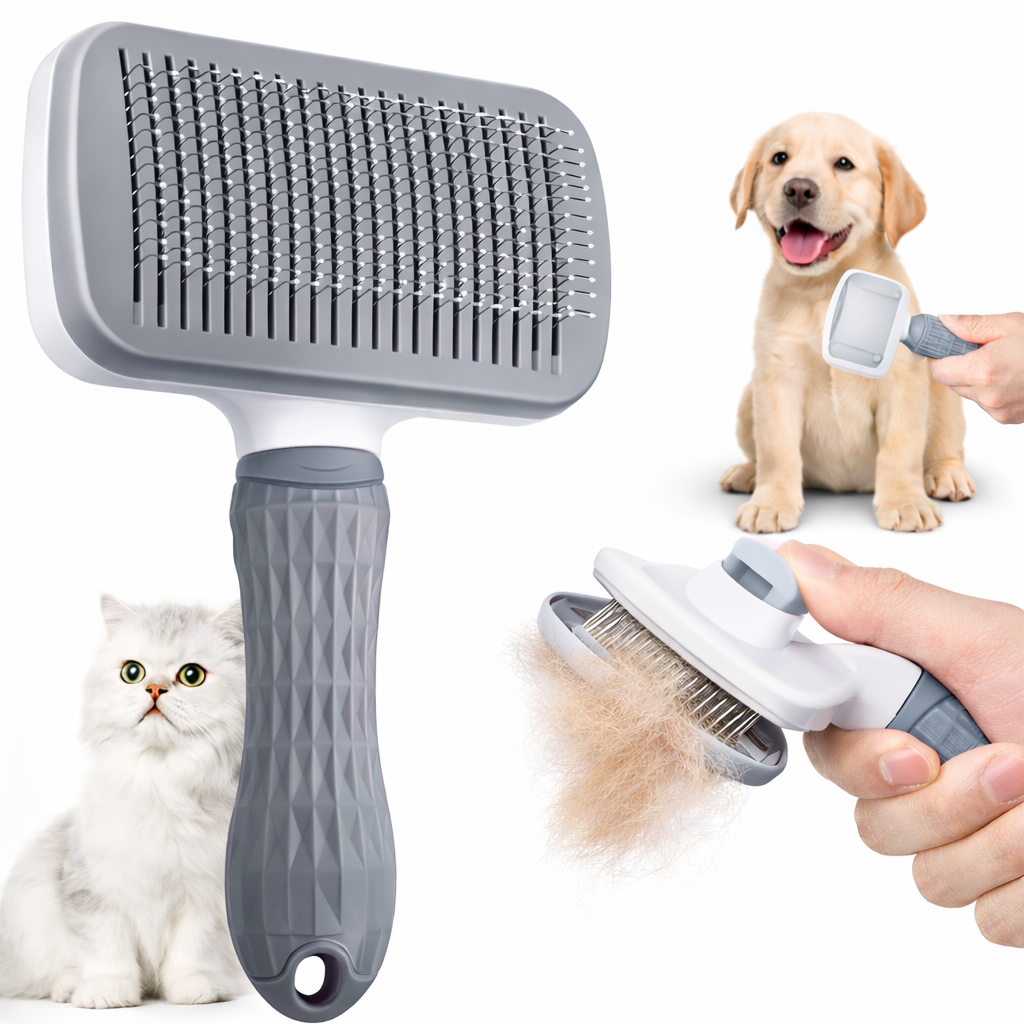 Fellpflege-Bürste für Hunde & Katzen