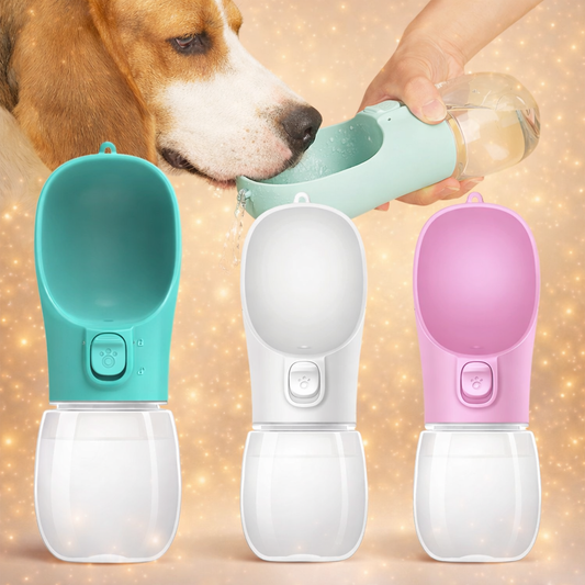 Tragbare Hunde Trinkflasche mit Napf