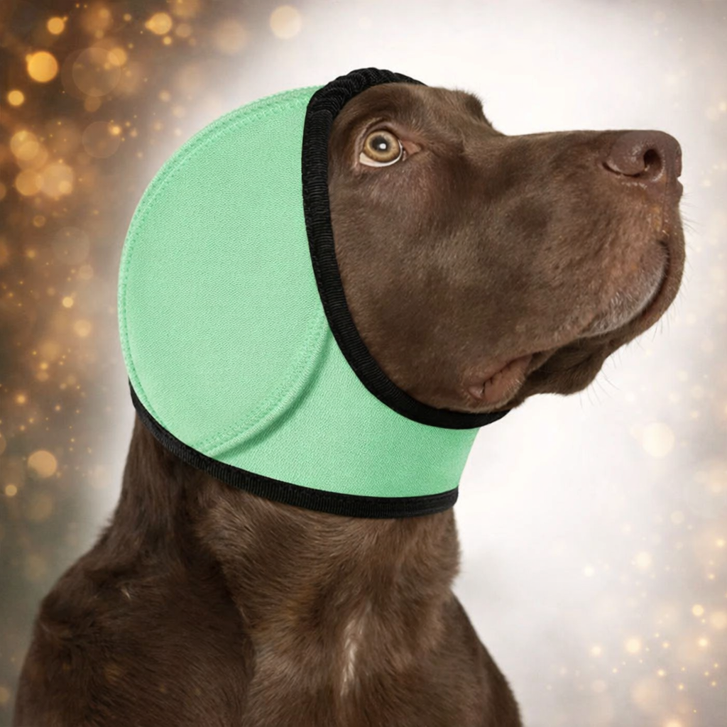 Geräuschreduzierender Ohrenschutz für Hunde
