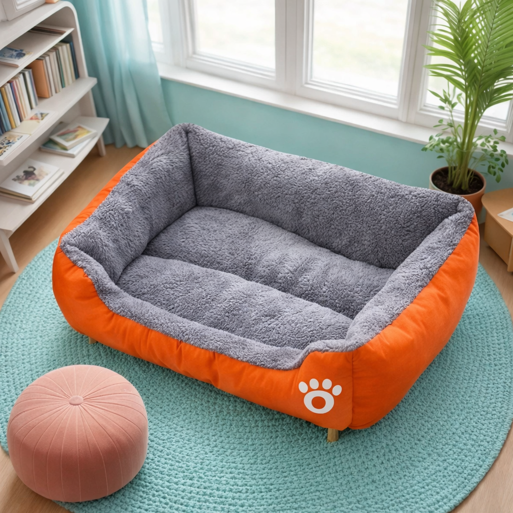 Kuscheliges Hundebett & Katzenbett