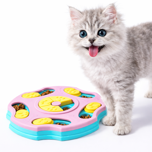 Interaktiver Puzzle-Slow-Feeder für Hunde & Katzen