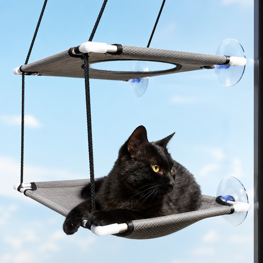 Katzen Fensterhängematte mit Saugnäpfen