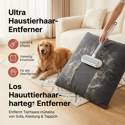 Tierhaarentferner Bürste für Sofa, Teppich & Kleidung