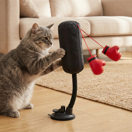 Interaktiver Katzen Boxsack