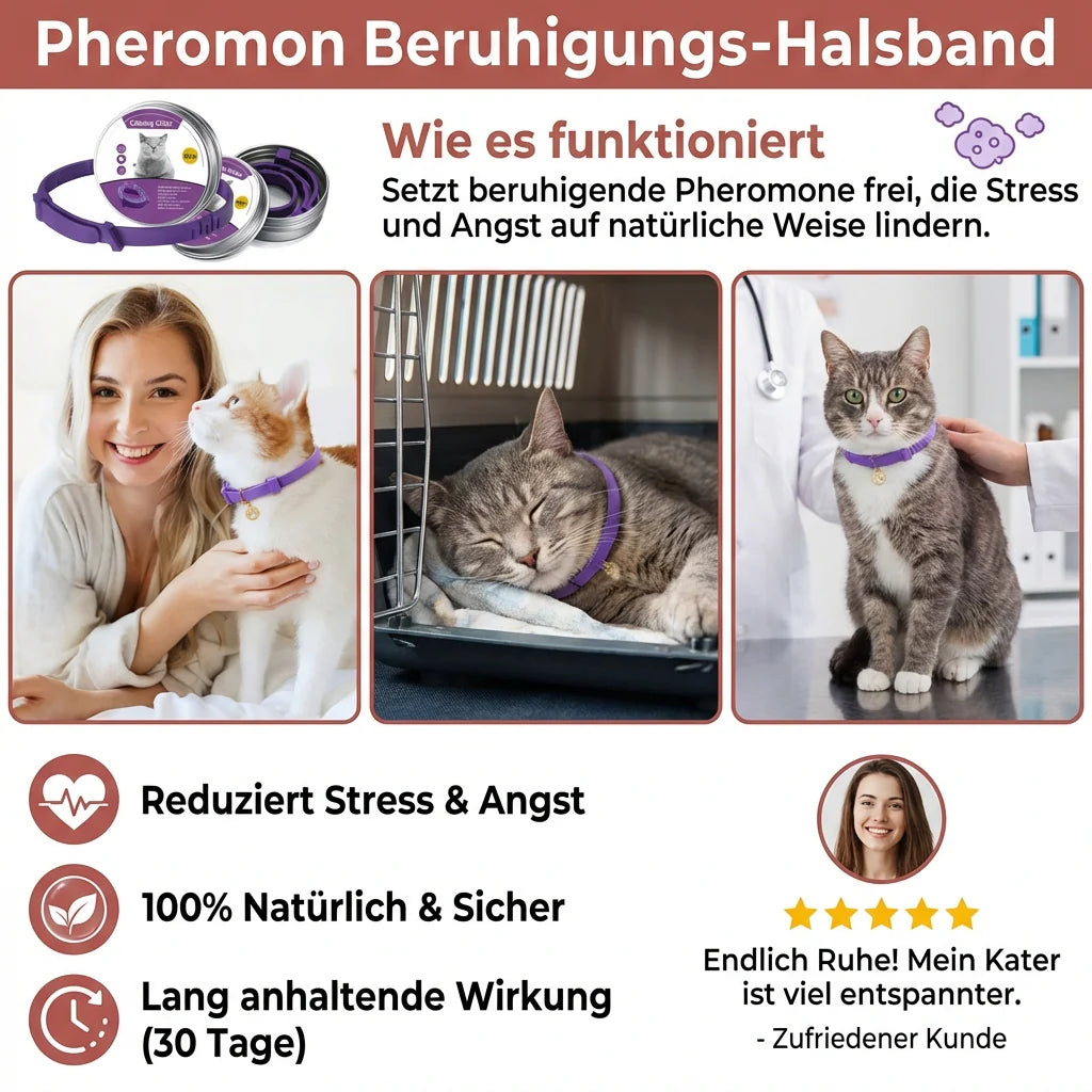 Beruhigungshalsband für Hunde & Katzen
