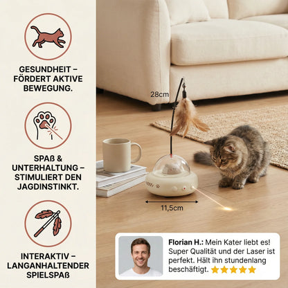 Interaktives Elektrisches Federspielzeug für Katzen