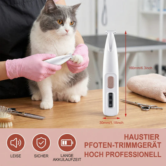 PfotenTrimmer mit LED-Licht für Hunde & Katzen
