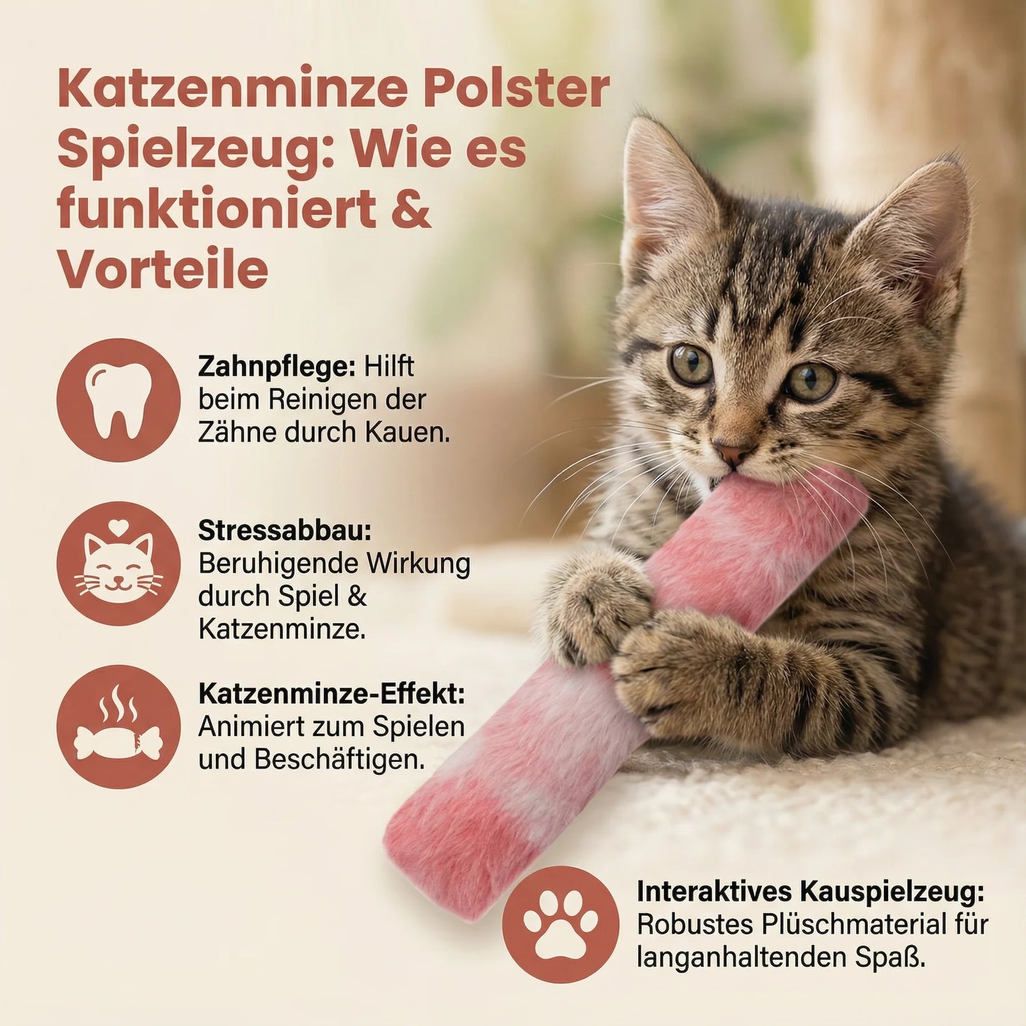 Katzenminze Kick-Kissen für Katzen