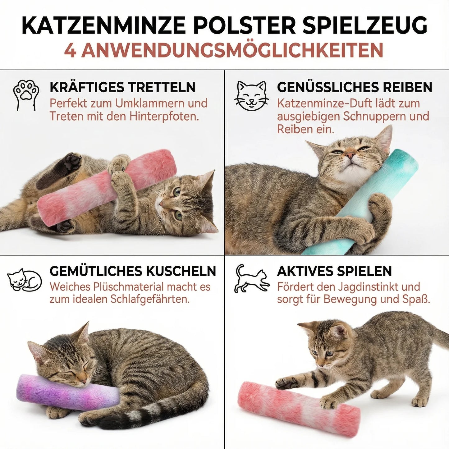 Katzenminze Kick-Kissen für Katzen