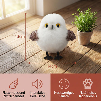 Interaktiver Vogel für Katzen mit Katzenminze & realistischen Geräuschen